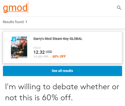 gmod free steam key